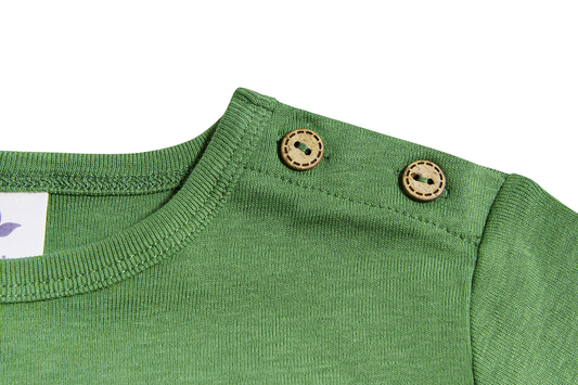 Basic longsleeve - Bio-cotton - Woudgroen