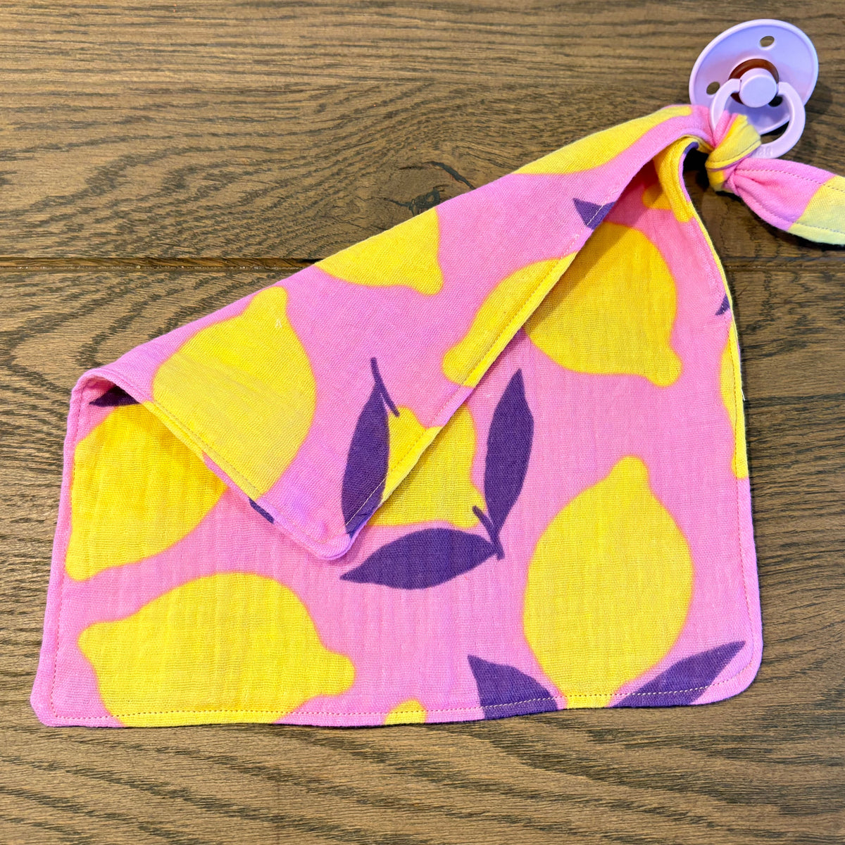 Speendoekje - Hydrofiel - Roze - Citroenen