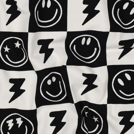 Hoeslaken - Blokjes / Smileys