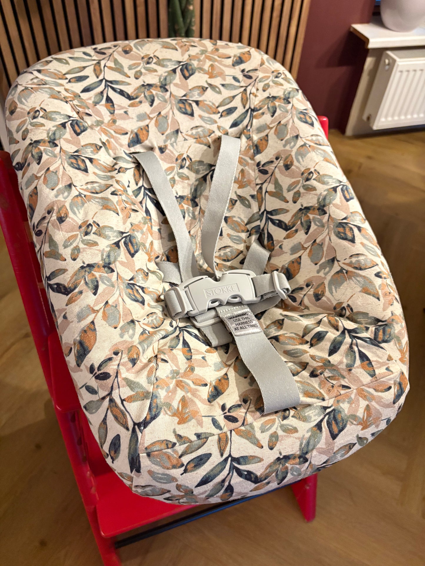 Stokke newbornset hoes - blaadjes - groen/beige