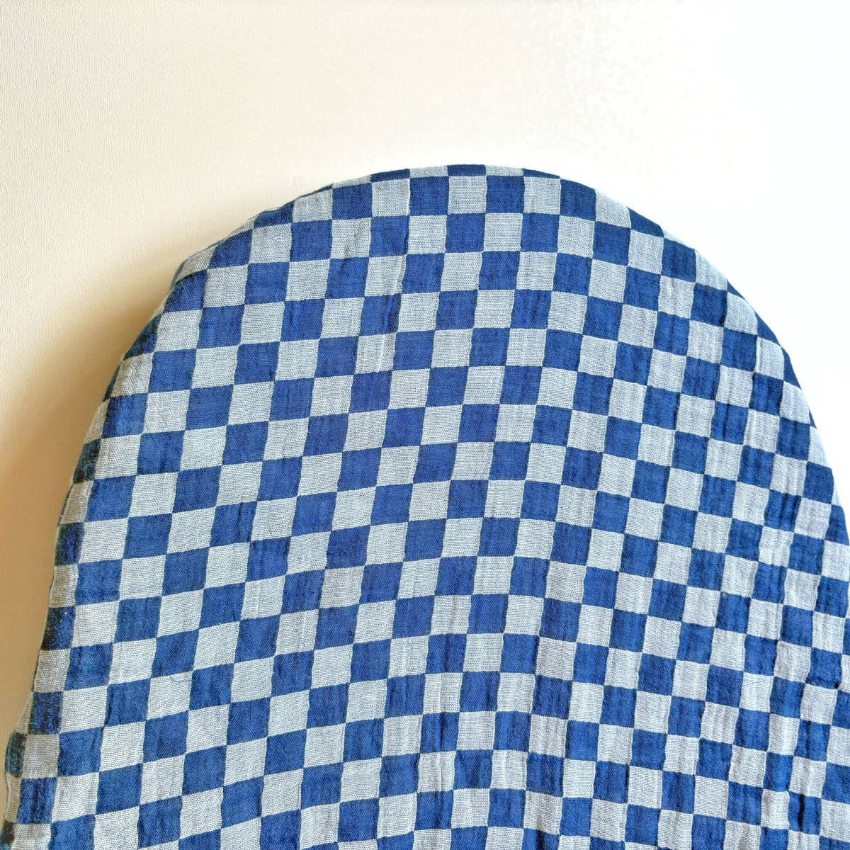 Hoeslaken verschoonmand/kinderwagen - hydrofiel - blauwe blokjes