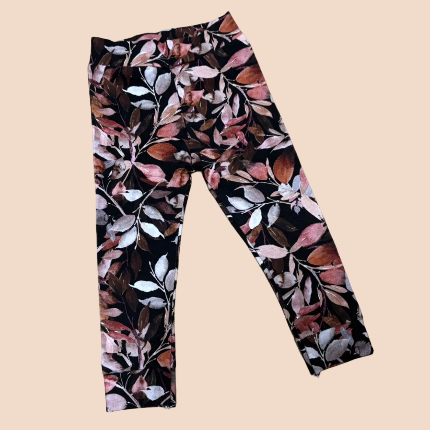 Broekje - Pink garden - handmade - maat 62