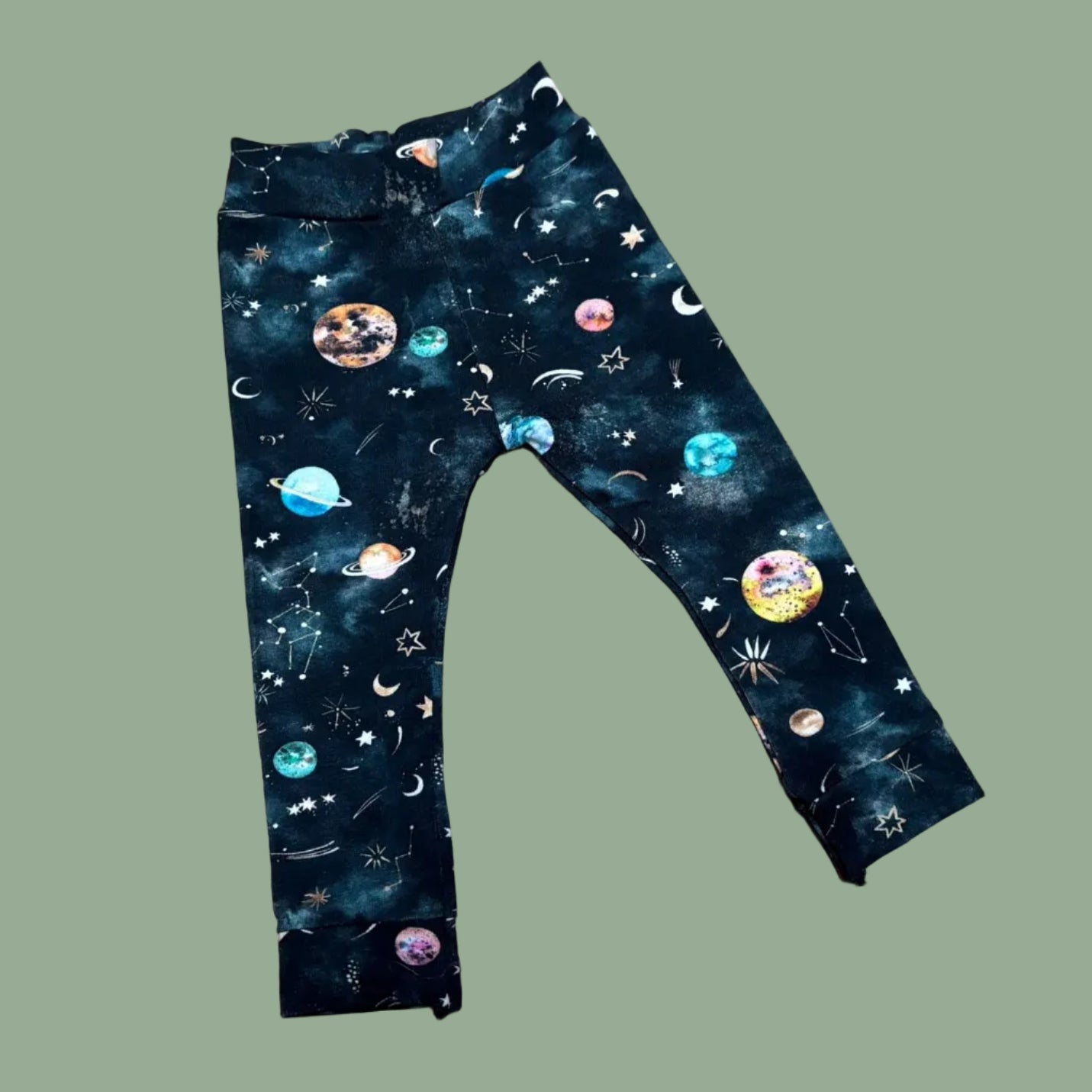 Broekje - Space oddity - handmade - maat 62