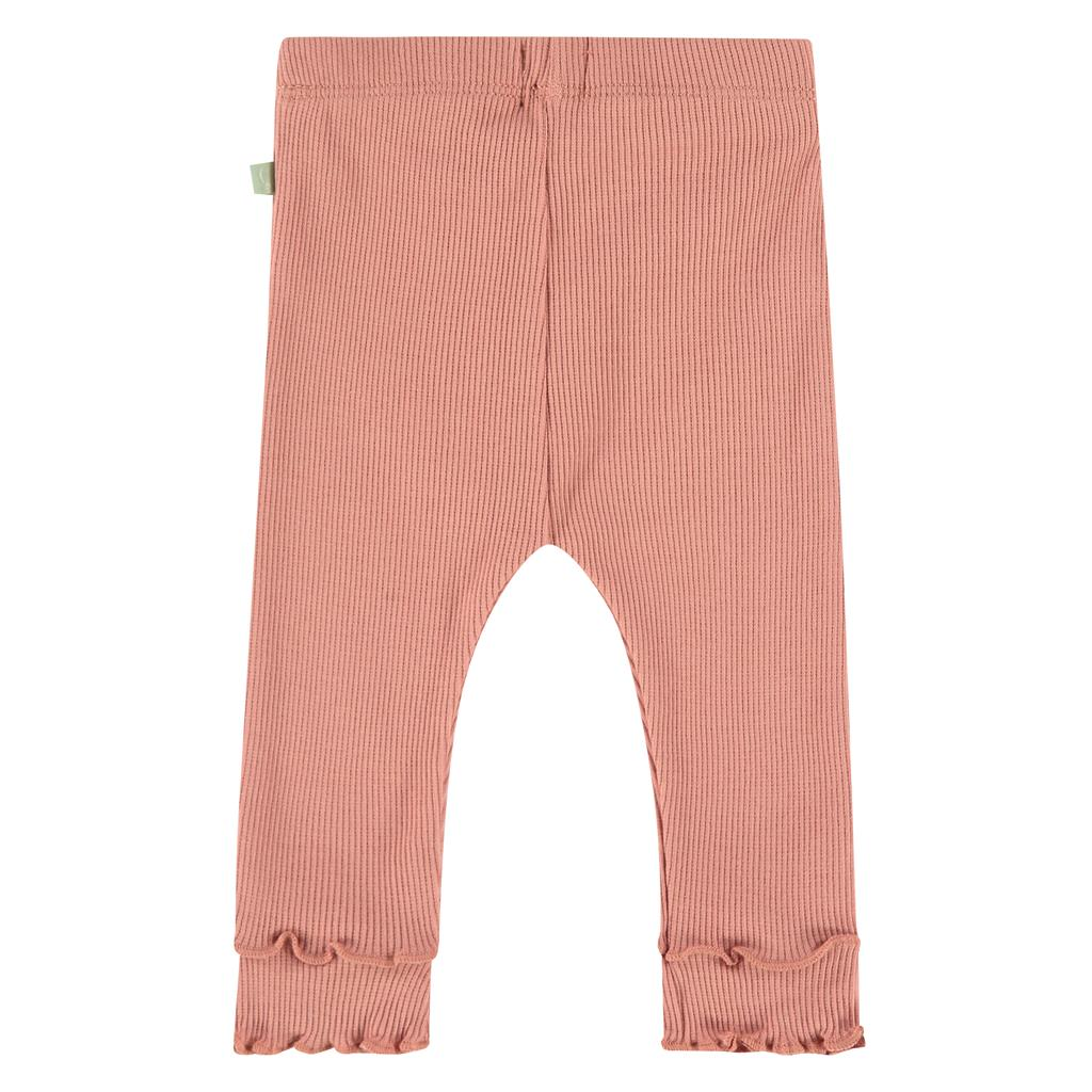 Baby legging - Rib - Vintage pink