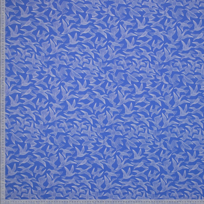 Aankleedkussenhoes - vogels - blauw