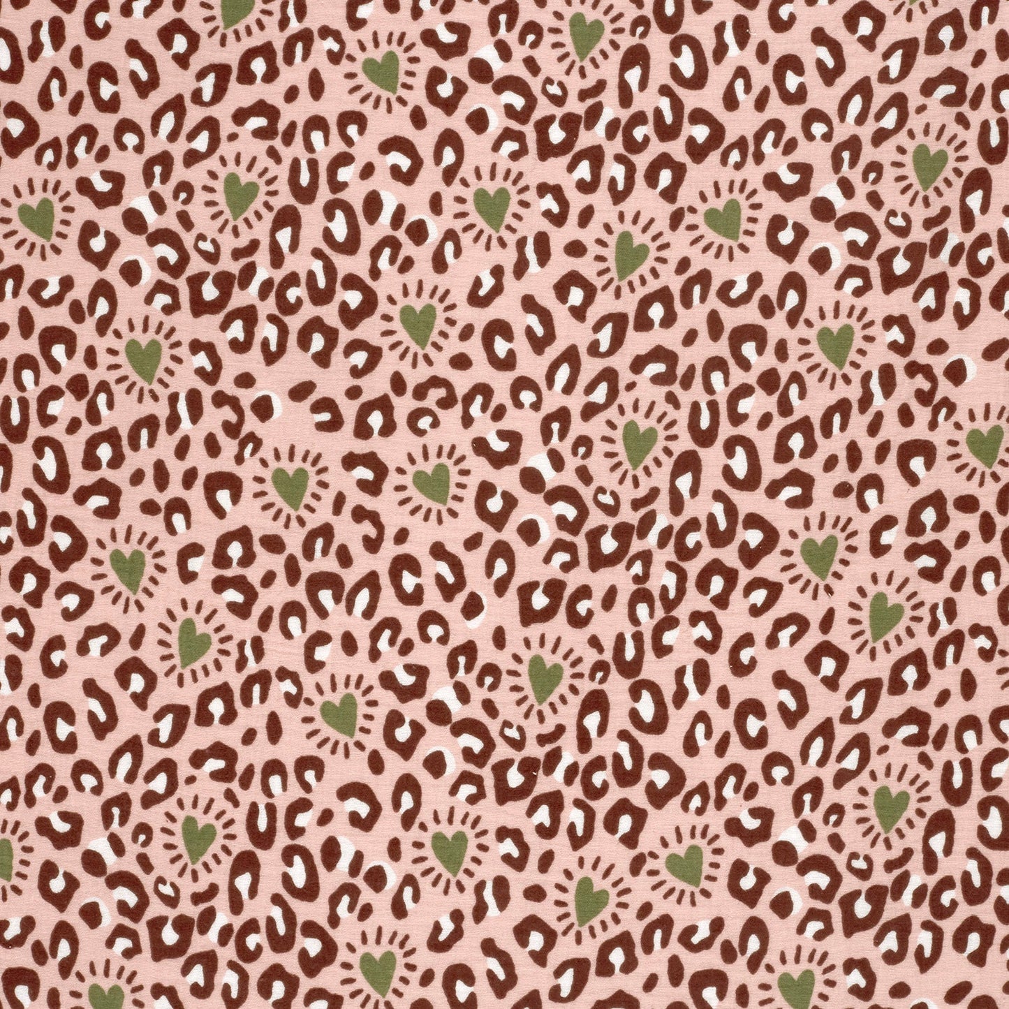 Hydrofiele XL multidoek - swaddle - panter - hartjes - oudroze