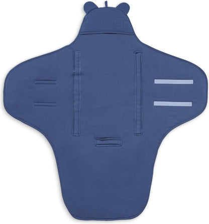 Wikkeldeken - Rib - Blauw