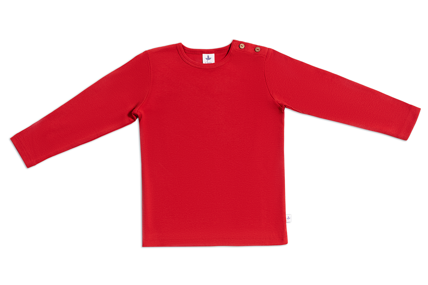Basic longsleeve - Bio-cotton - Rood
