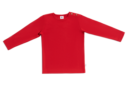 Basic longsleeve - Bio-cotton - Rood