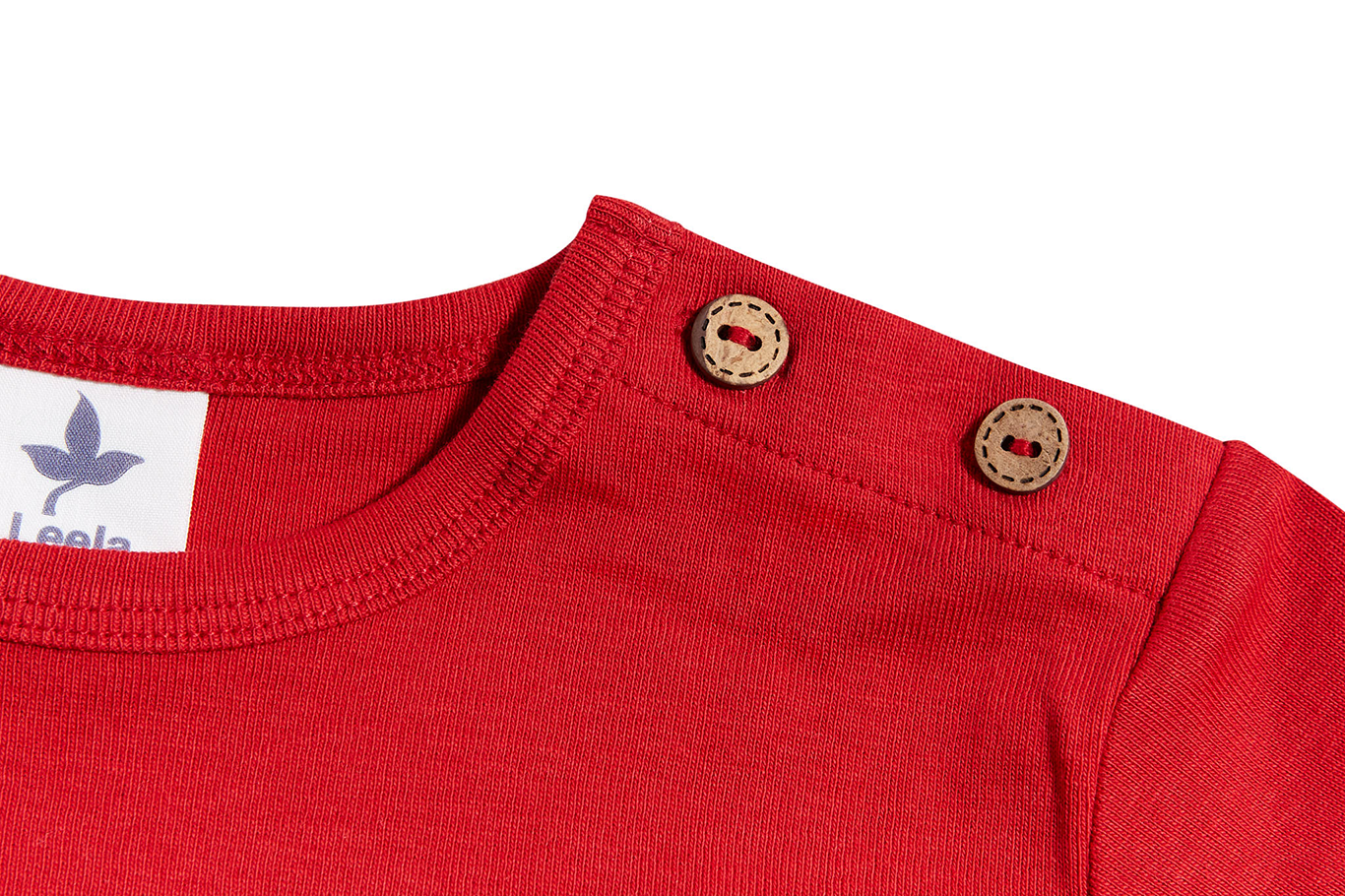 Basic longsleeve - Bio-cotton - Rood