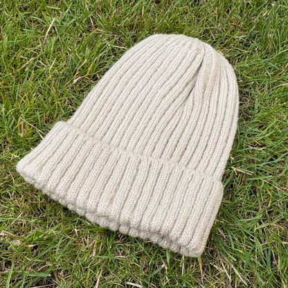 Gebreide muts - baby/peuter - Beige