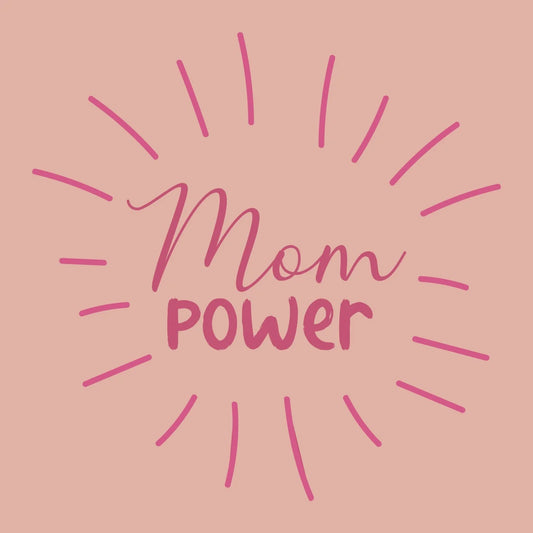 Tegeltje - Mompower - 10.5x10.5