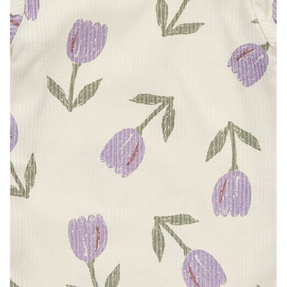 Romper rib - lange mouw - Tulips