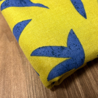 Hydrofiele XL multidoek - swaddle - vogels - mosterdgroen/blauw