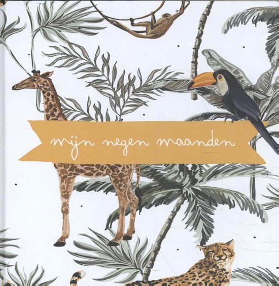 Invulboek - mijn negen maanden boek - safari
