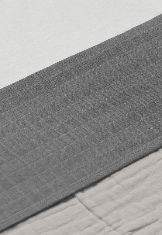 Baby Laken Wieg 75x100cm hydrofiel - Grijs
