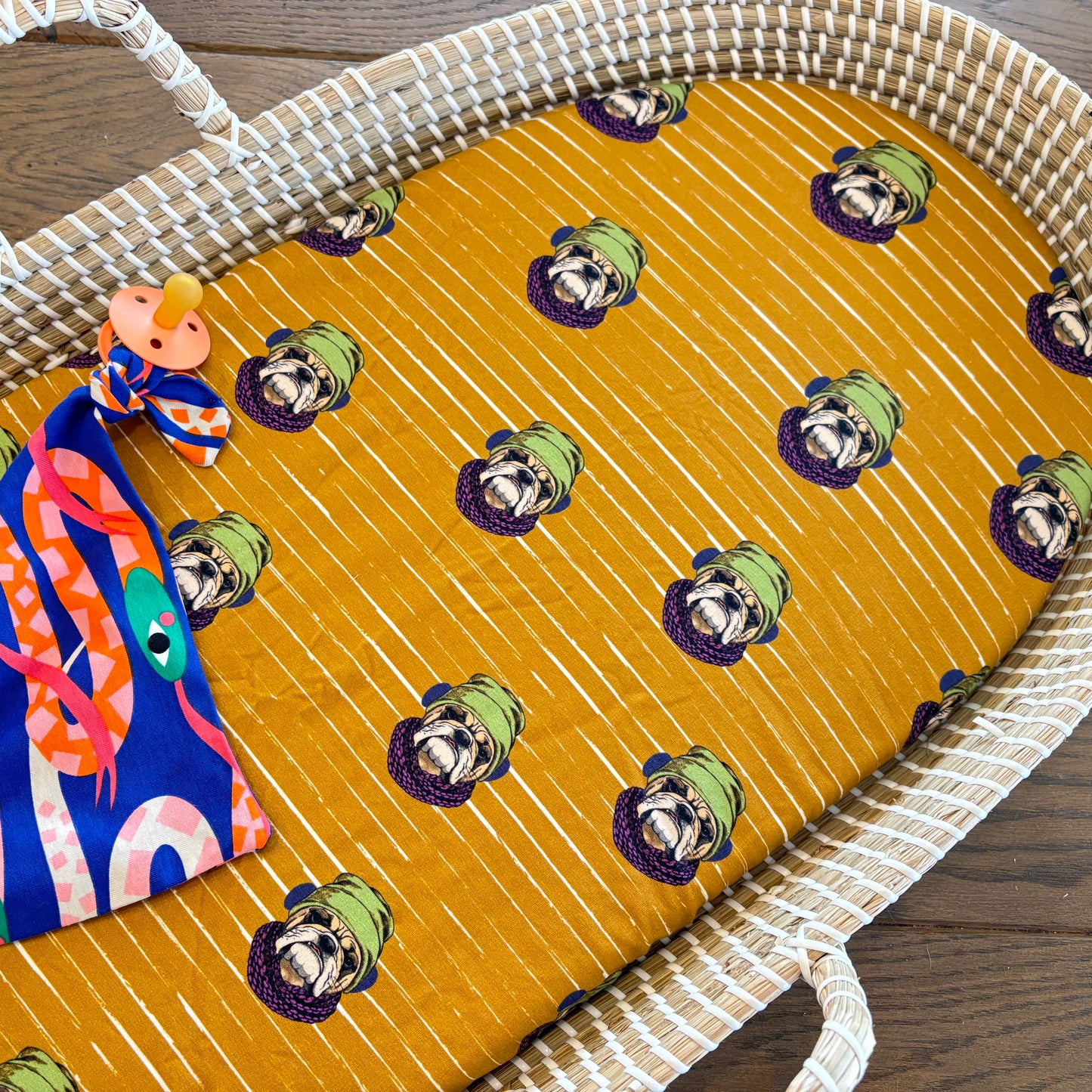 Hoeslaken verschoonmand/kinderwagen - Bulldog