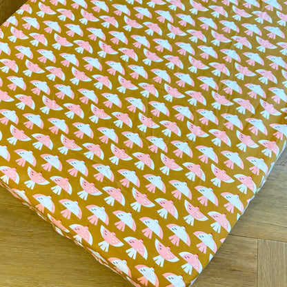 Hoeslaken ledikant katoen 60x120 - vogels