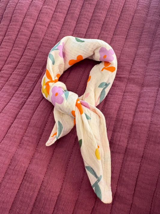 Hydrofiel Sjaaltje / Bandana /  (45x45 cm) - Bloemen