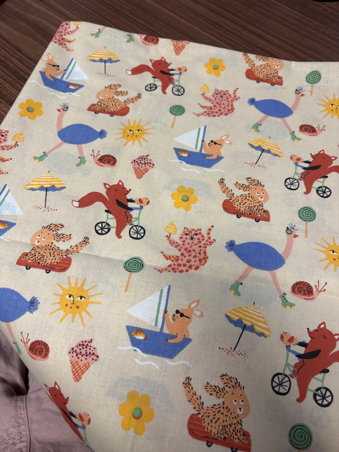 Wieglaken - 75 x 100cm - Dieren - Zomer