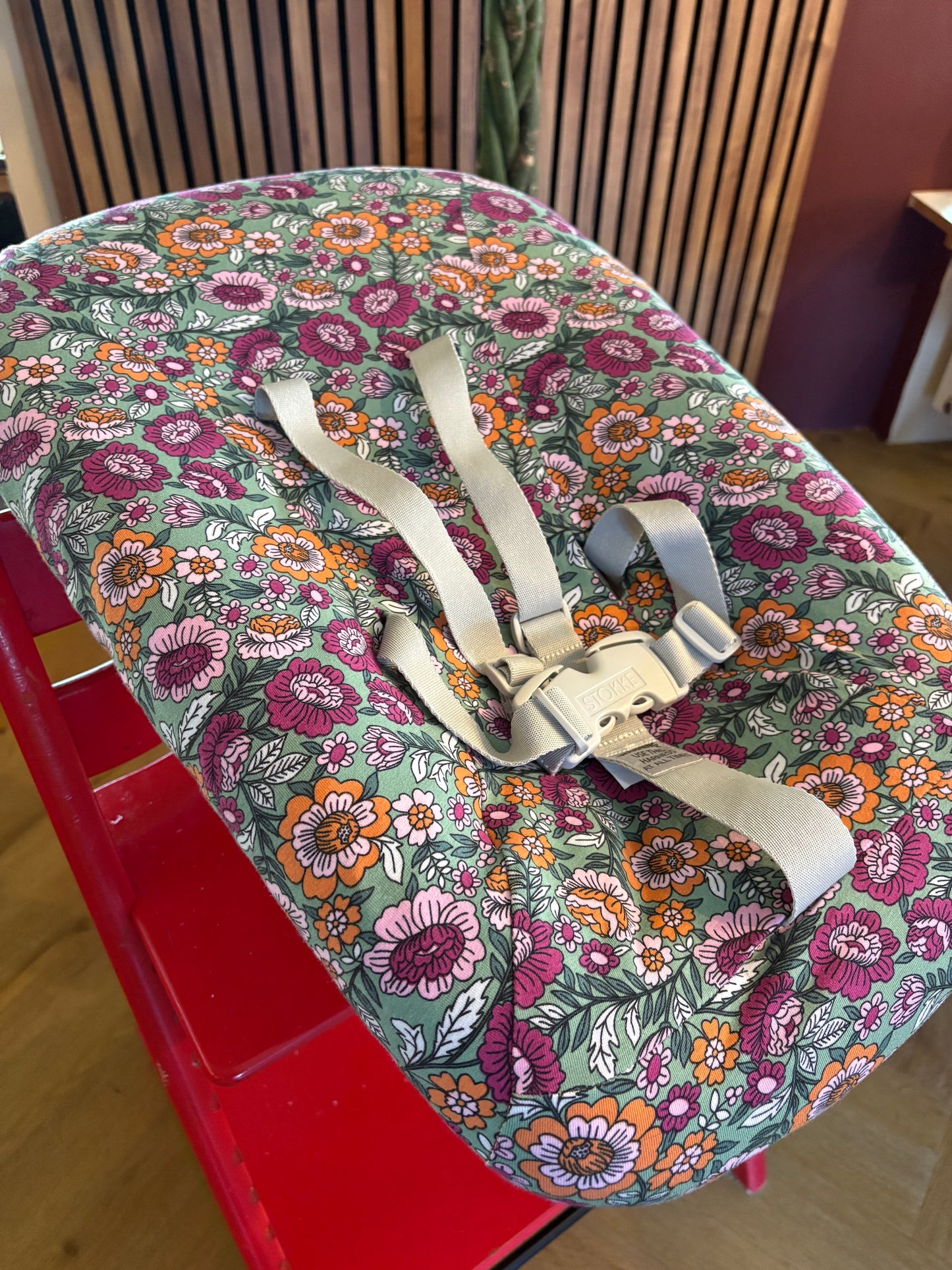 Stokke newbornset hoes - bloemen groen