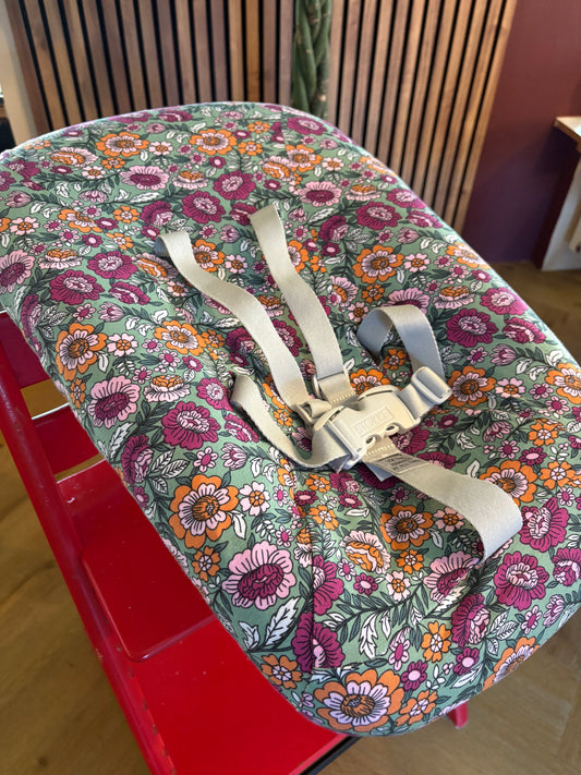 Stokke newbornset hoes - bloemen groen