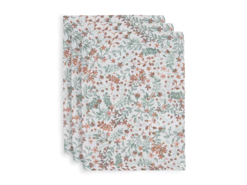 3 Hydrofiele monddoekjes - 31x31cm - Bloom -Jollein