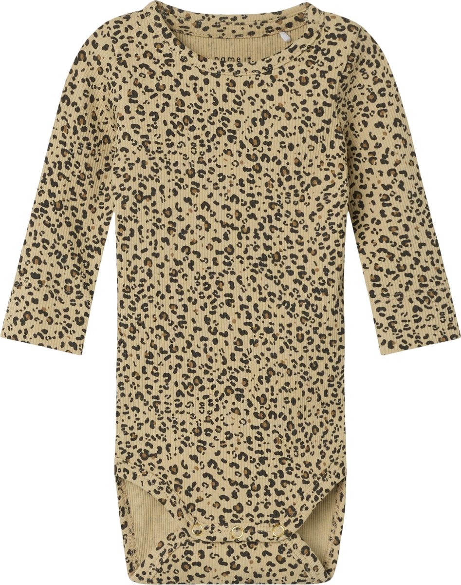 Romper - rib - panter latte - 68