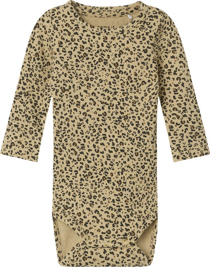 Romper - rib - panter latte - 68
