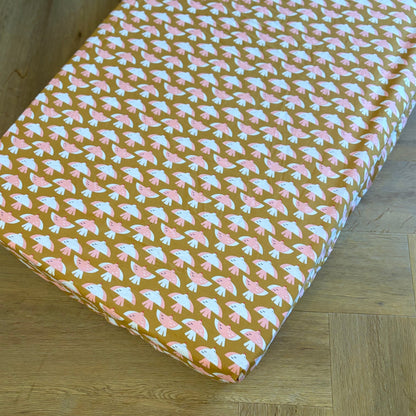 Hoeslaken ledikant katoen 60x120 - vogels