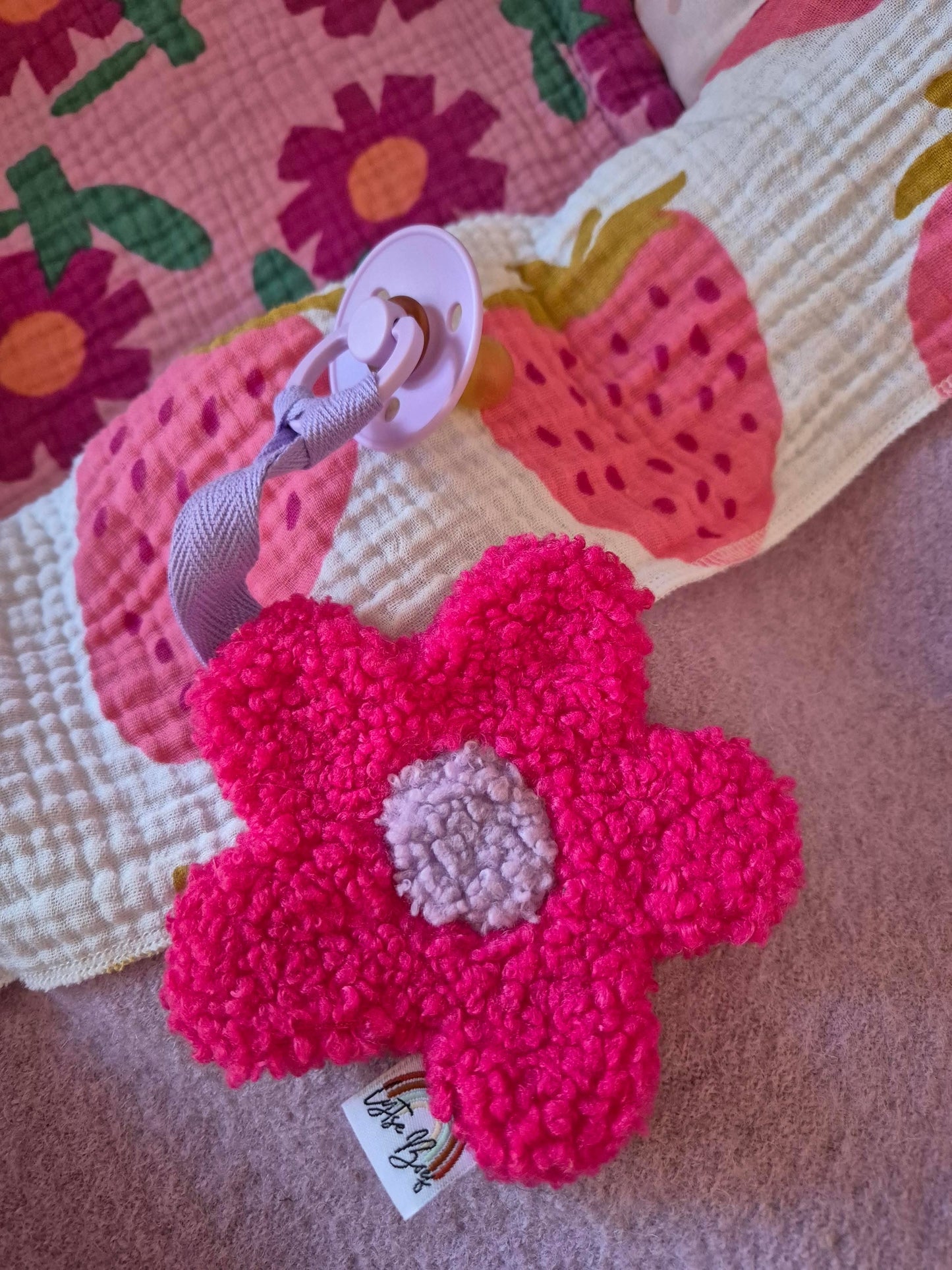 Speendoekje - Posy collection - Fuchsia
