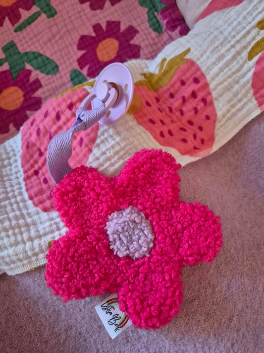 Speendoekje - Posy collection - Fuchsia