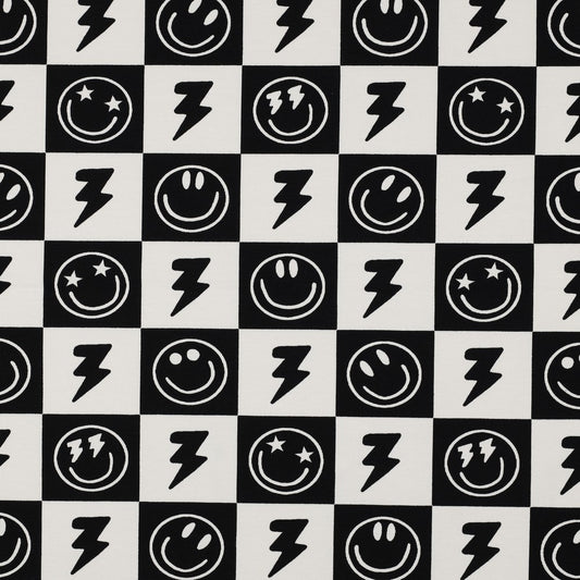 Hoeslaken - Blokjes / Smileys