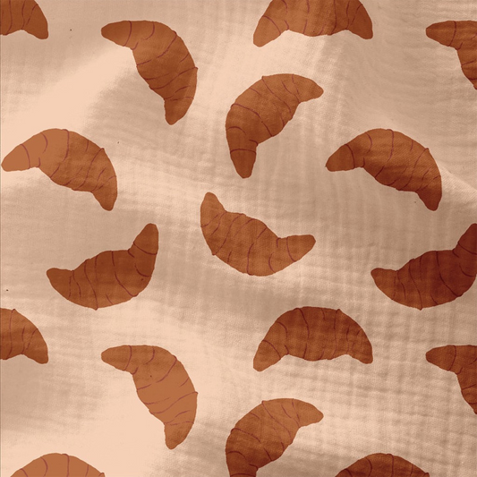 Hydrofiele XL multidoek - swaddle - croissants - beige