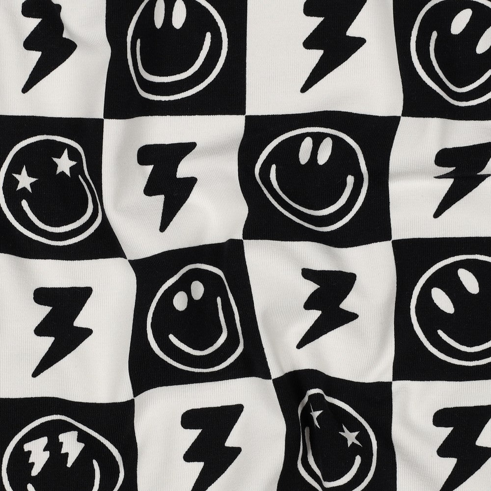 Hoeslaken - Blokjes / Smileys