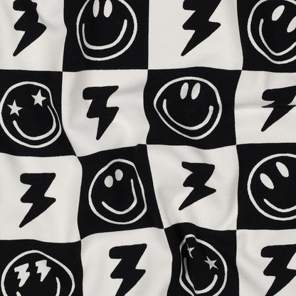 Hoeslaken - Blokjes / Smileys
