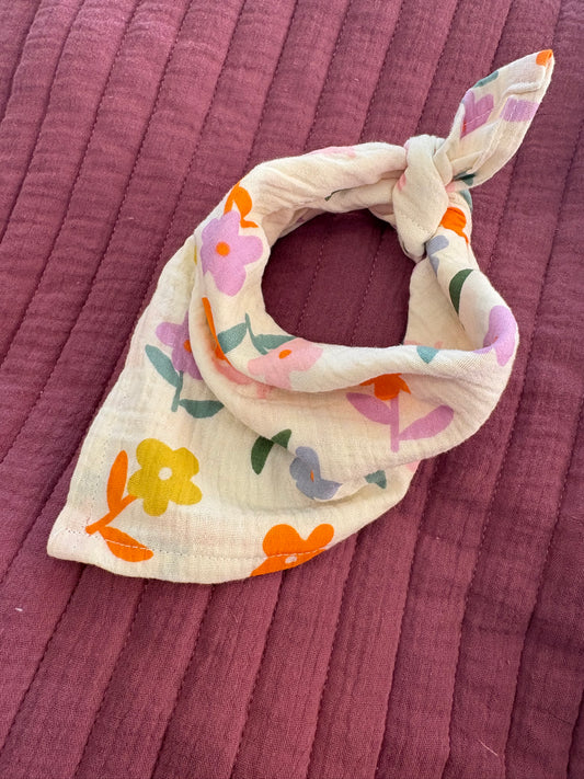 Hydrofiel Sjaaltje / Bandana /  (45x45 cm) - Bloemen