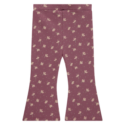 Flared legging - bordeaux