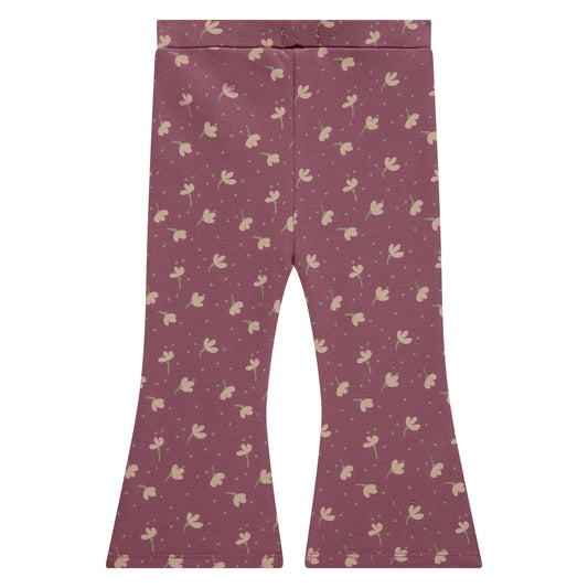 Flared legging - bordeaux