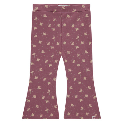 Flared legging - bordeaux