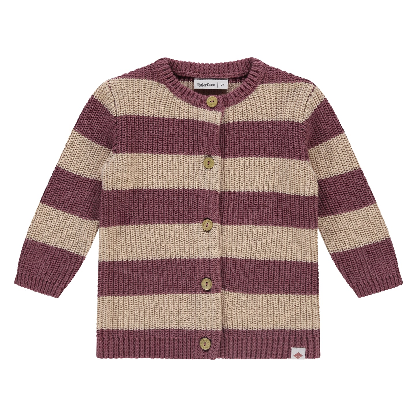 Gebreid vest - bordeaux