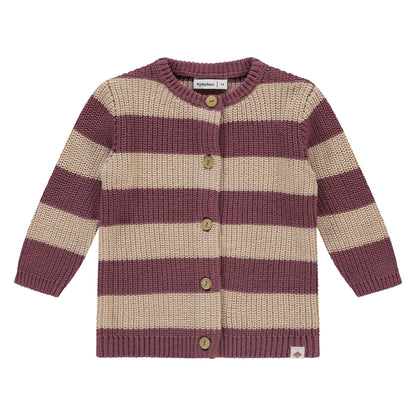 Gebreid vest - bordeaux