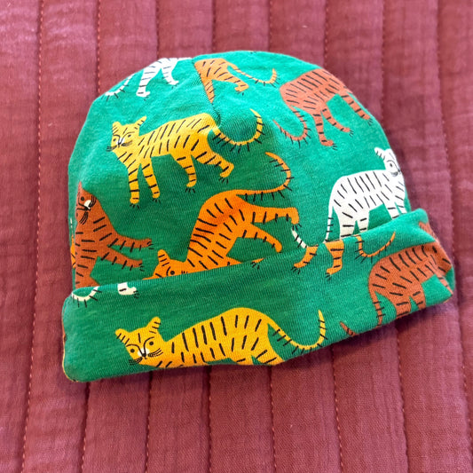 Newborn mutsje - Panter - Groen