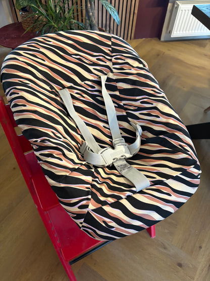 Stokke newbornset hoes - zebra - taupe/zwart