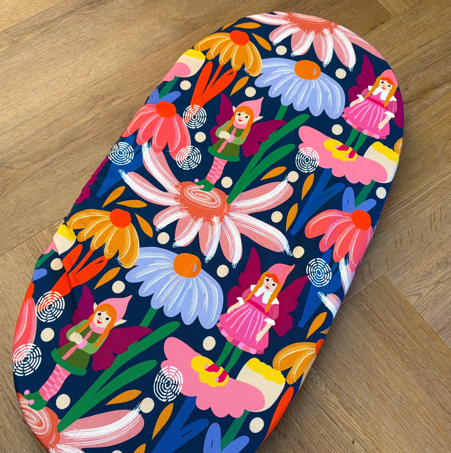 Hoeslaken verschoonmand/kinderwagen - elventuin - multicolor