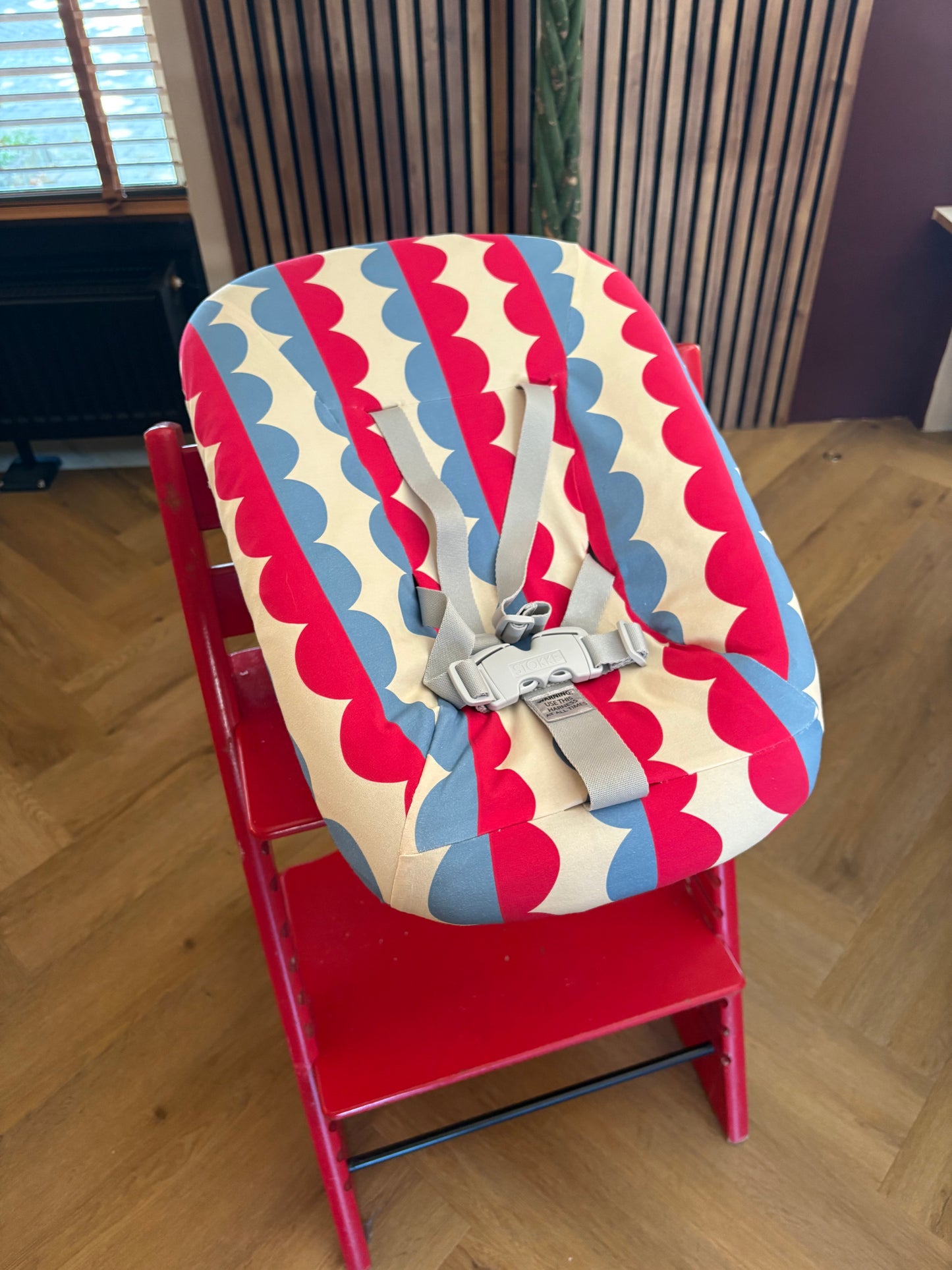 Stokke newbornset hoes - rood/blauw