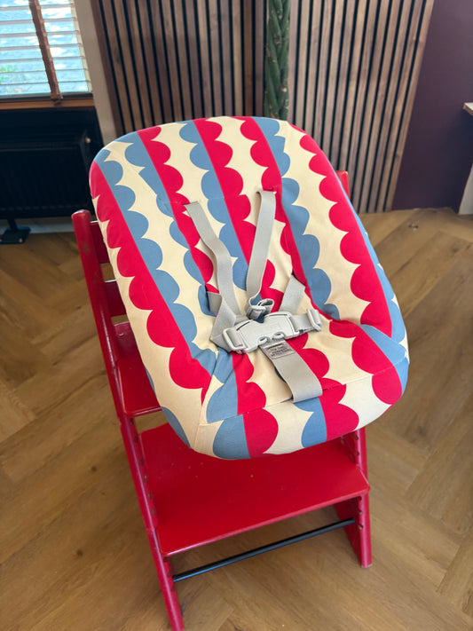 Stokke newbornset hoes - rood/blauw