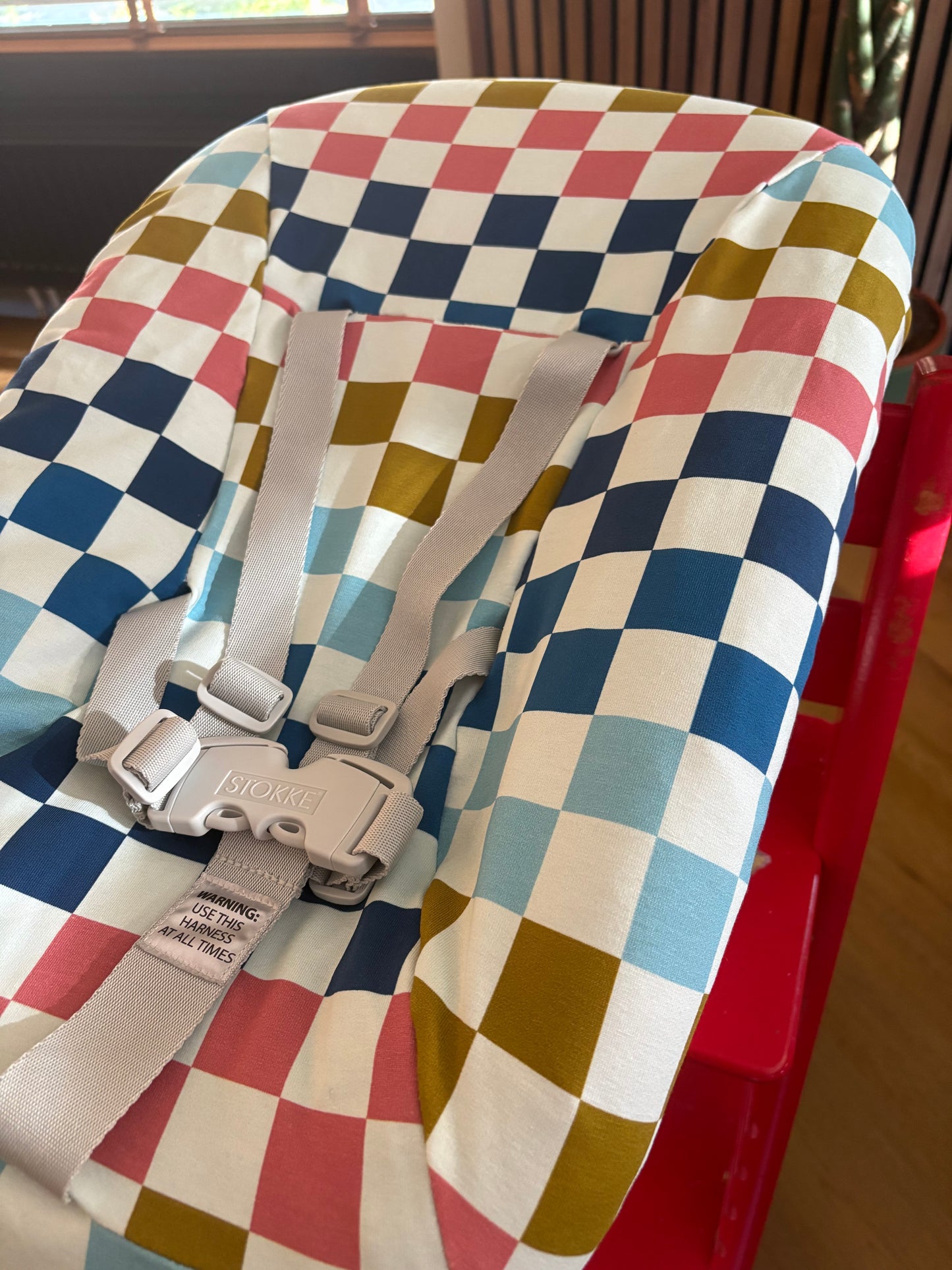 Stokke newbornset hoes - blokjes blauw