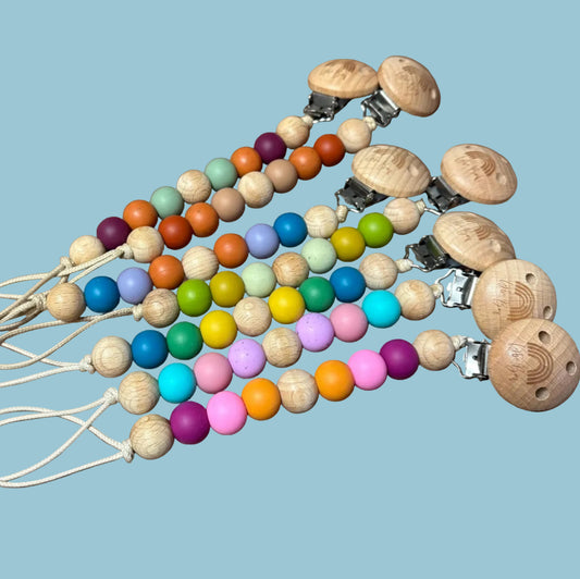 Speenkoord Triple Basic - assorti