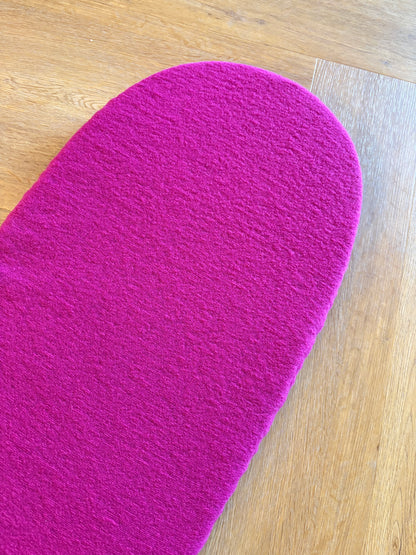 Hoeslaken verschoonmand/kinderwagen - 80% wolmix - fuchsia